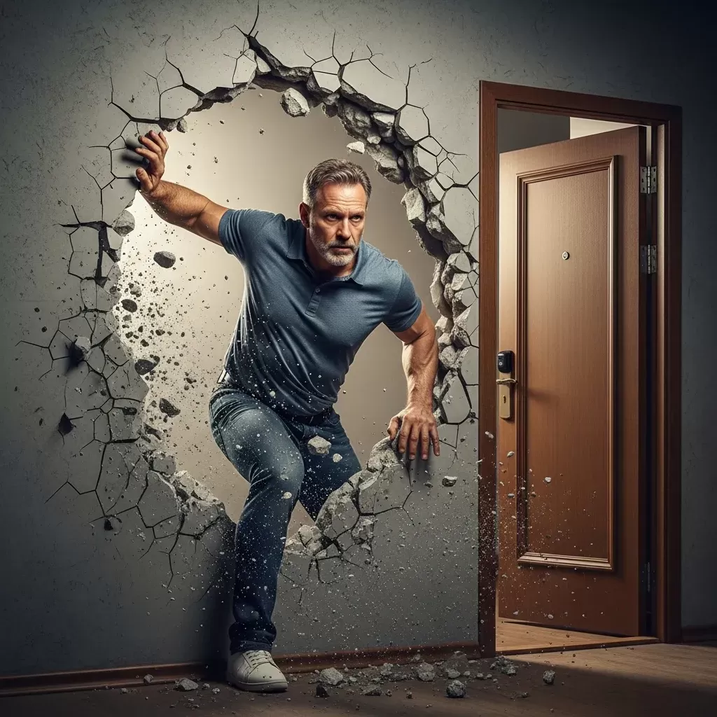 Je snazší projít zdí.