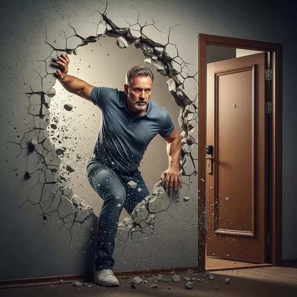 Je snazší projít zdí.